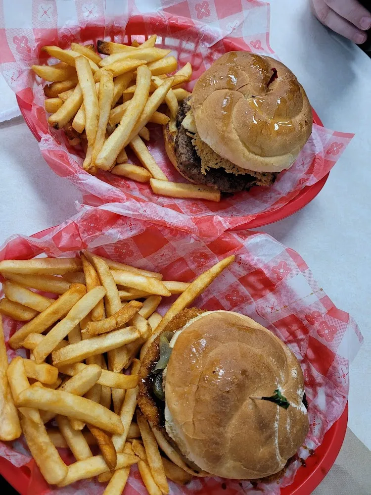 Bacon Jam Burger and Jalapeno Popper Burger